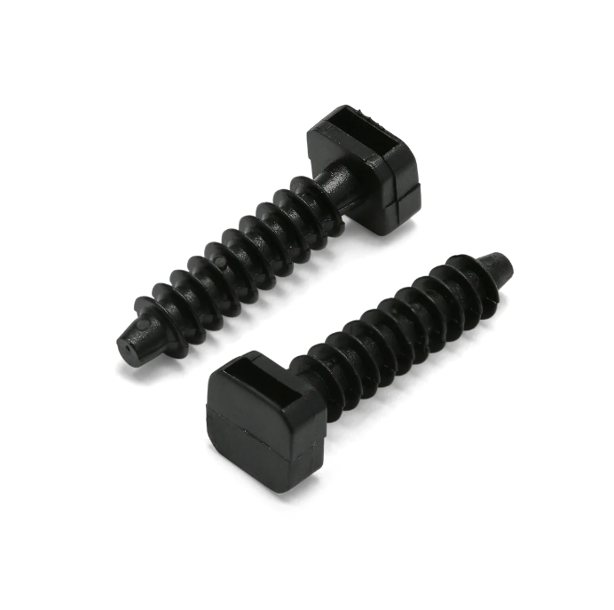 black masonry mount for cable tie