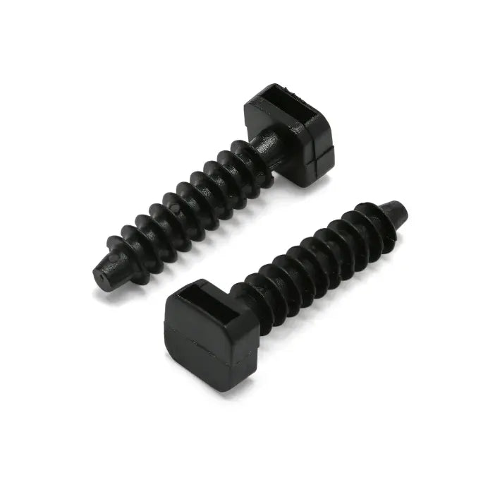 black masonry mount for cable tie