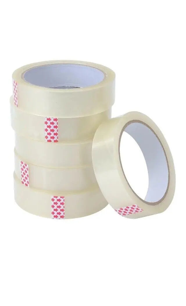 6 rolls of clear tape