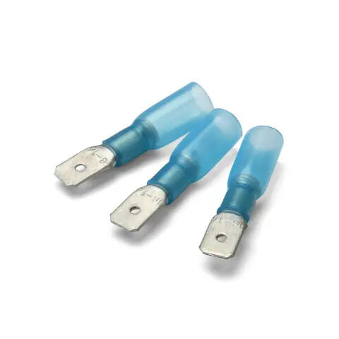 Blue Heatshrink Male Push-On Terminal Heat Shrink Company