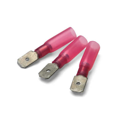 Red Heatshrink Male Push-On Terminal