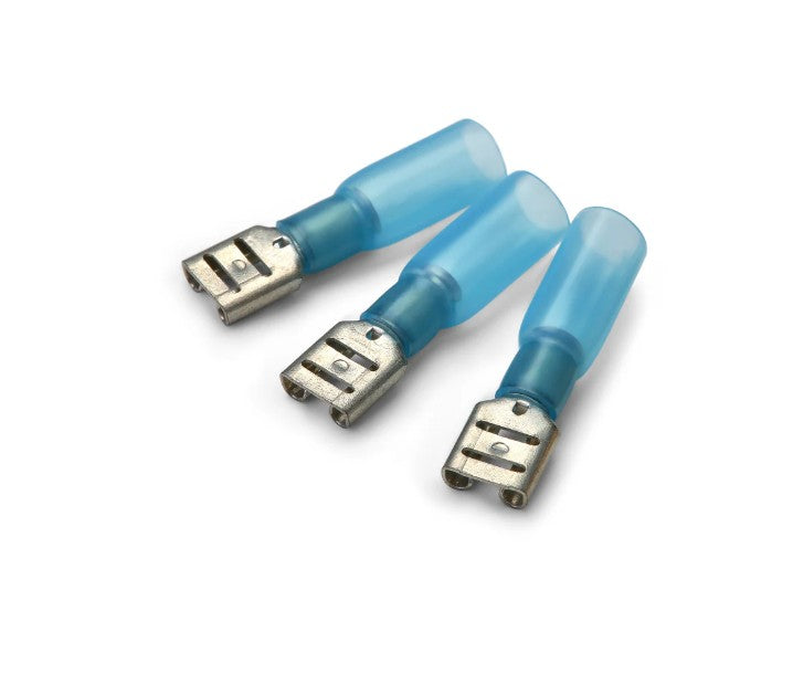 Blue Heat Shrink Female Spade Terminals