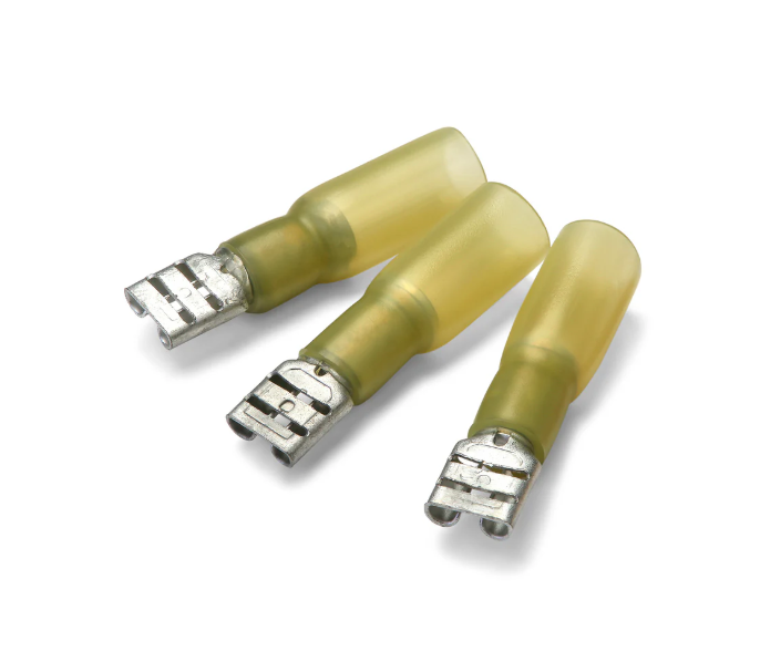 Yellow Heat Shrink Female Spade Terminals