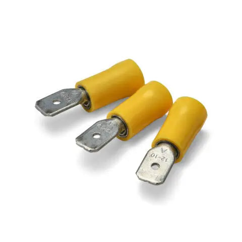 Yellow Pre-Insulated Male Spade Terminal Heat Shrink Company