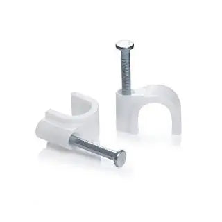 Round Cable Clips | 100 clips Heat Shrink Company