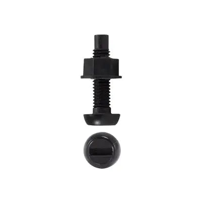Black number plate bolts