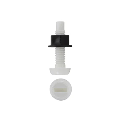 White number plate bolts