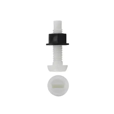 White number plate bolts