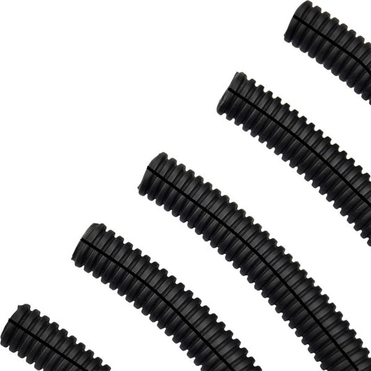 Black split conduit