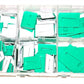 box with adhesive steel cable clips