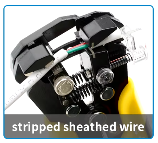 Strip & Crimp Tool for Automotive Cable