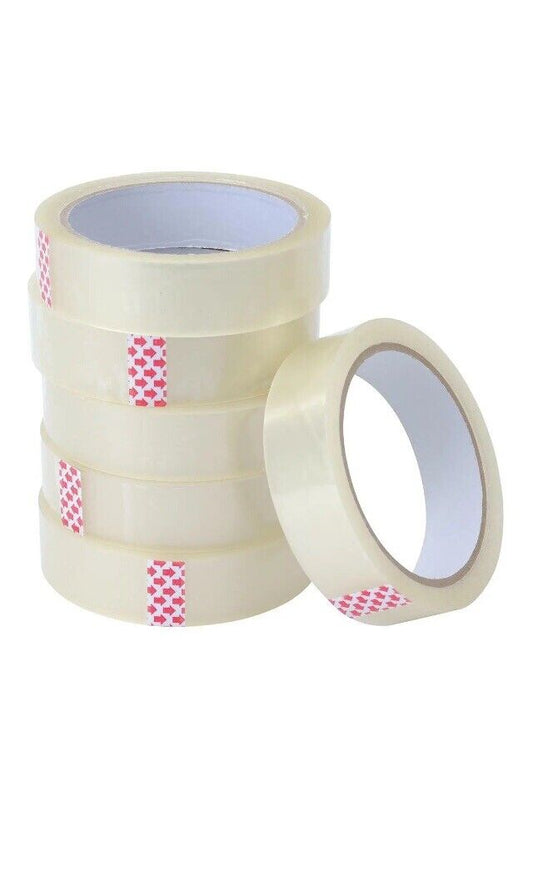 6 rolls of clear tape