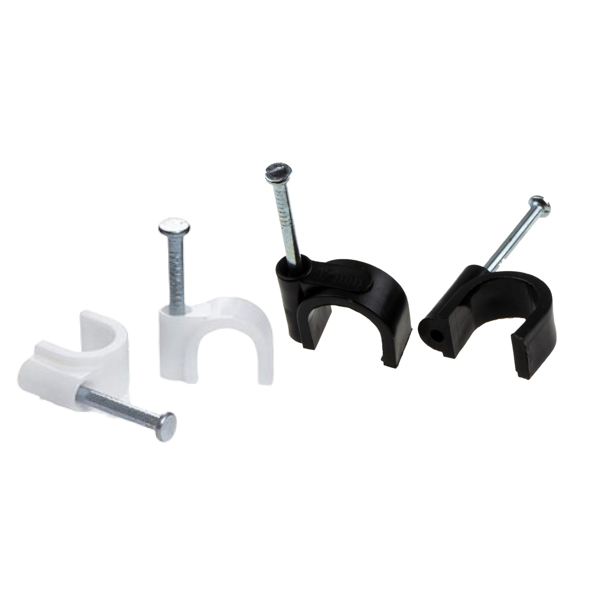 Round cable clips