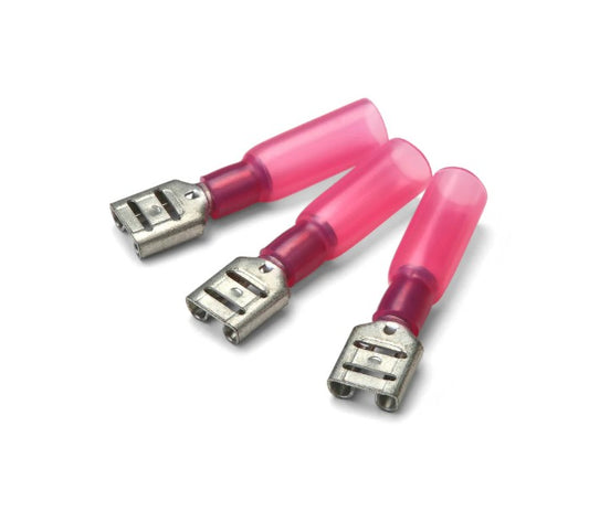 Red Heat Shrink Female Spade Terminals