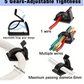 50 Adjustable adhesive cable clips