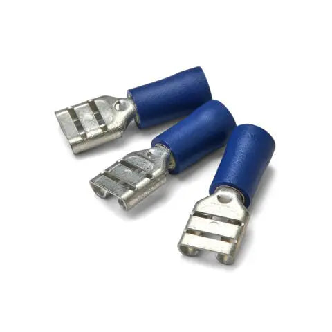 Blue Female Spade Terminals - Part-Insulated Heat Shrink Company