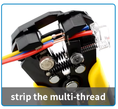 Strip & Crimp Tool for Automotive Cable