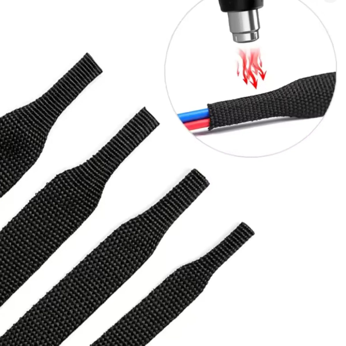 Heat Shrinkable Braided Sleeving 2:1 Ratio- Abrasion Heat Shrinkable Braided Sleeving 2:1 Ratio- Abrasion
