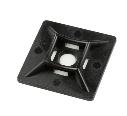 Self-Adhesive Cable Tie Bases | Pack of 100