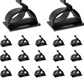 50 Adjustable adhesive cable clips