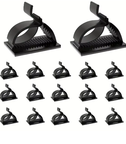 50 Adjustable adhesive cable clips