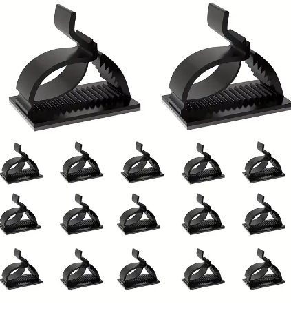 50 Adjustable adhesive cable clips