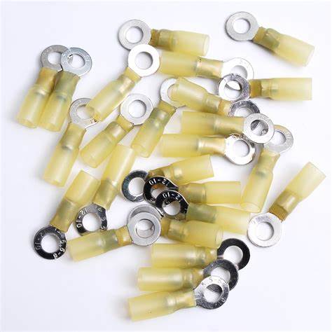Yellow heat shrink terminals